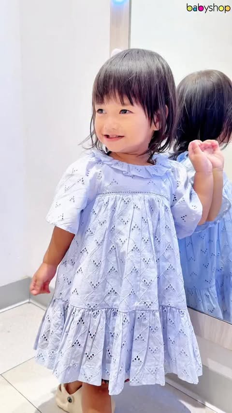 Instagram post by @siskaseptika for Babyshop. Caption reads: end of season sale up to 50% di....