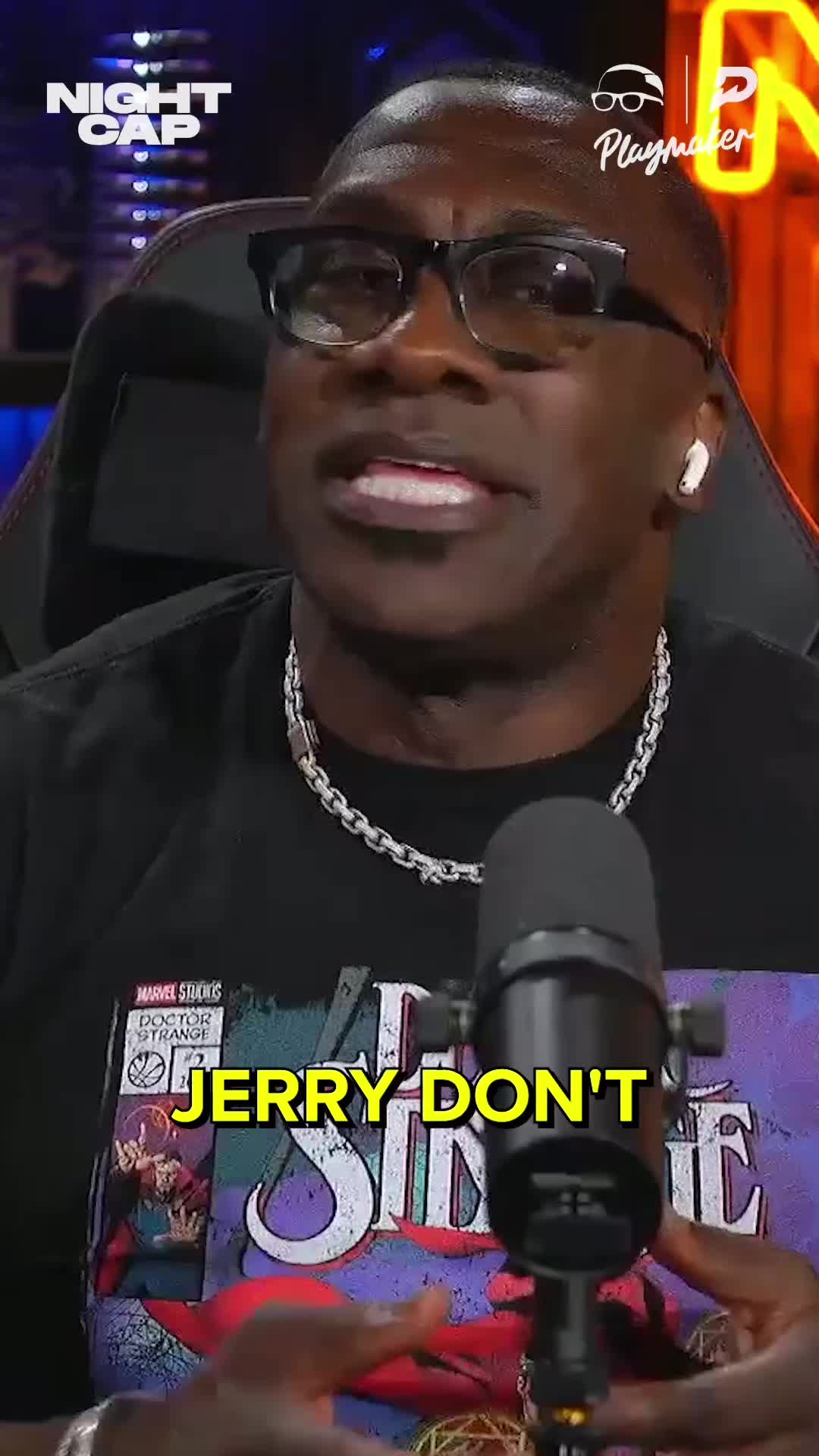 TikTok post by @nightcapshow_ for PrizePicks. Caption reads: Unc says the Cowboys might not even crack Jerry’s....