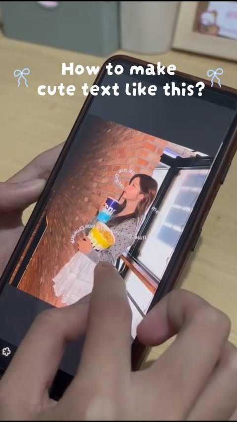 Instagram post by @hyewz0ne for VivaVideo. Caption reads: [...] your videos POP with Text Brush on....