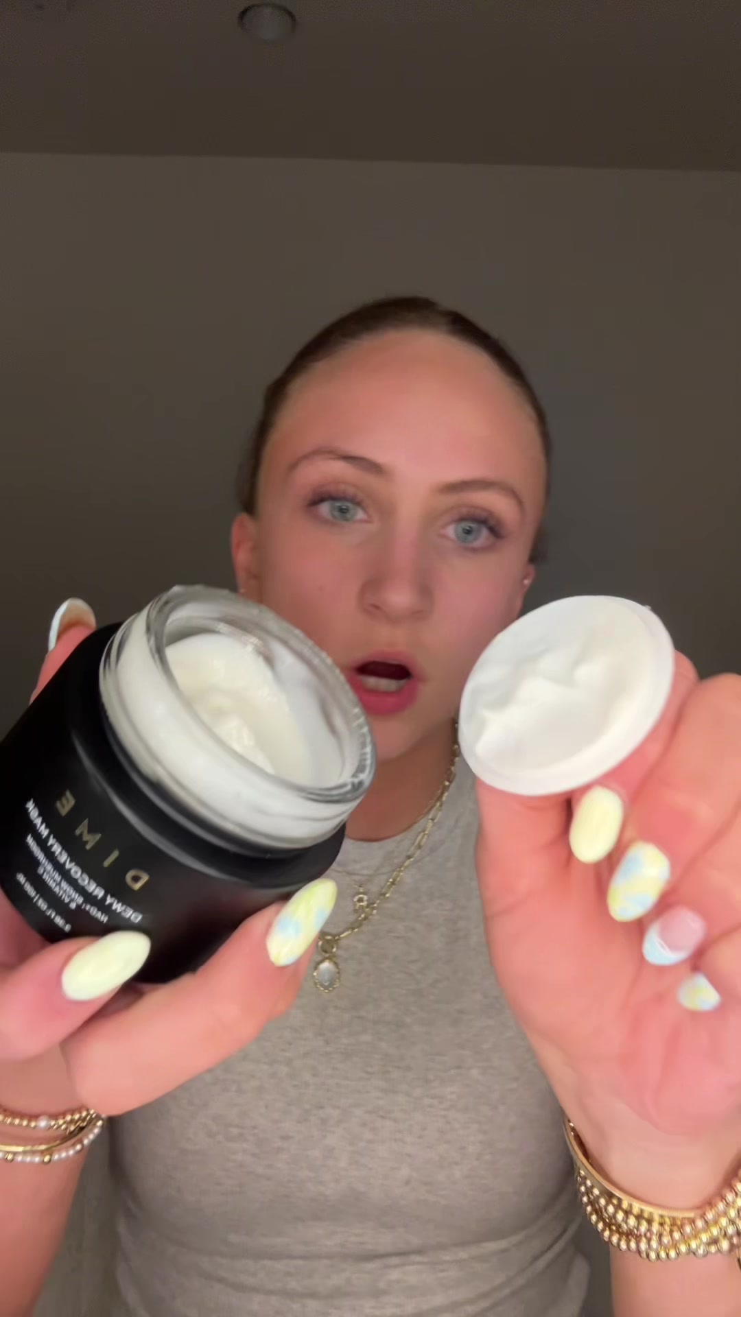 TikTok post by @adalyn.brooke for Hanni Bodycare. Caption reads: 🤍🤍🤍#freesample #haul #freesamplehaul....
