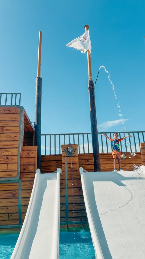 Instagram post by @bellistonfamily for Hyatt. Caption reads: [...] one of the wonderful World of Hyatt resorts!....