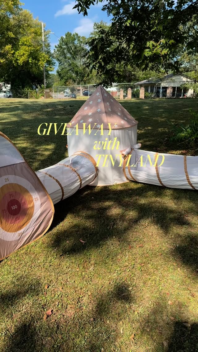 Instagram post by @hannah_cmack for Tiny Land. Caption reads: [...] — so I teamed up with my friends at....