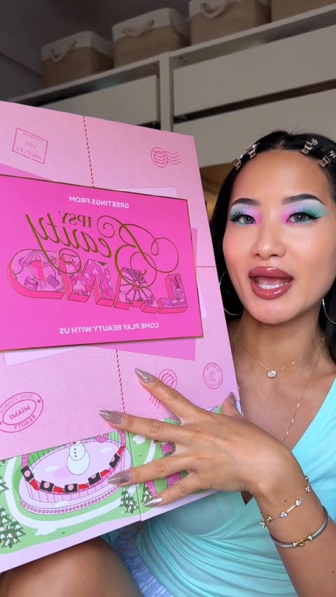 Instagram post by @demingai for IPSY. Caption reads: 2026 IPSY ADVENT CALENDAR IS HERE & IM GAGGED....