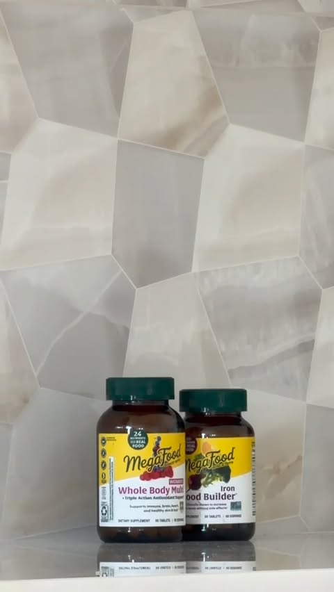 Instagram post by @dearicamarie for MegaFood. Caption reads: [...] routines. Real nourishment.
Powered by....