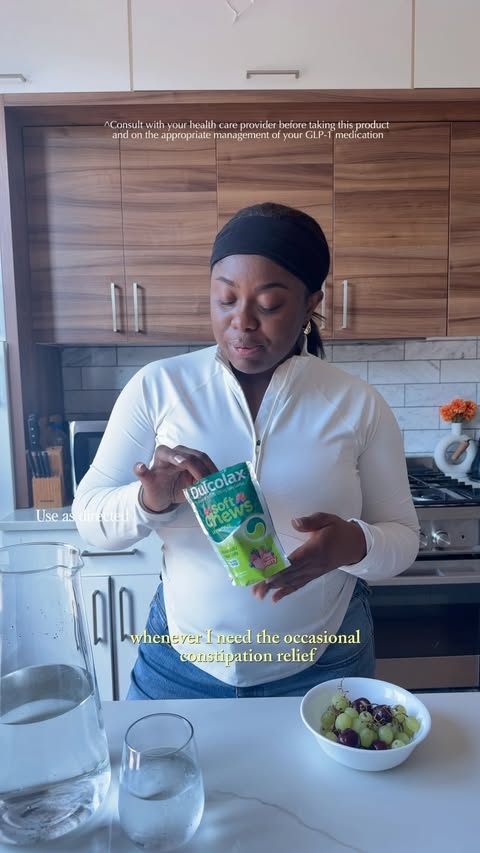 Instagram post by @chiziduru for Dulcolax. Caption reads: Would you try a GLP-1^? #dulcolaxpartner Check out....