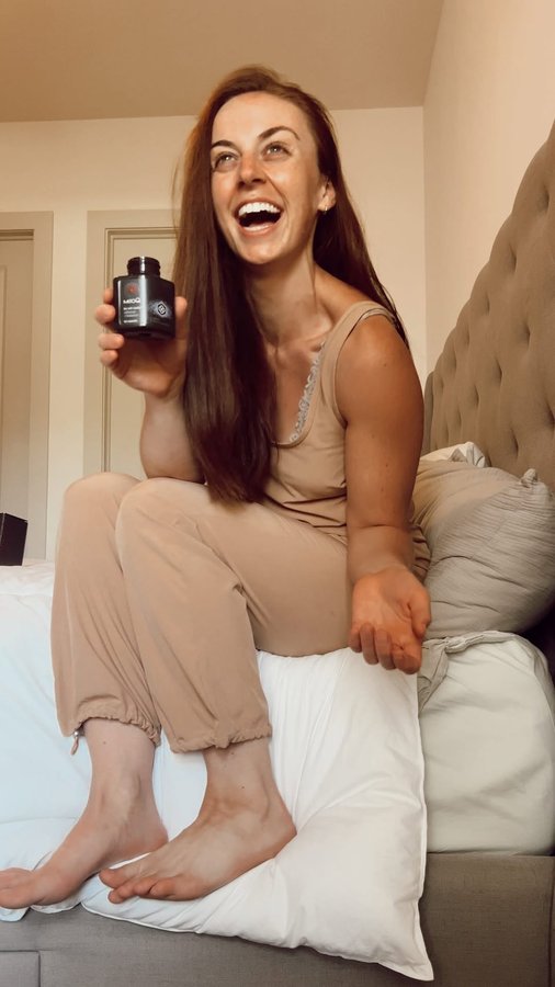 Instagram post by @dr.brybry for MitoQ. Caption reads: [...] easier said than done. I’ve been taking....