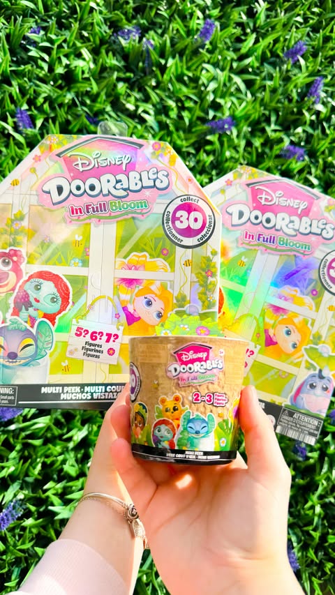 Instagram post by @magicallyronni for Disney Doorables. Caption reads: [...] sprung! I was sent the brand new Disney....