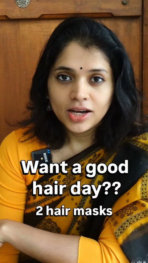 Instagram post by @easywellnesswithanju for Blue Nectar. Caption reads: [...] for my hair. 🌟In collaboration with....