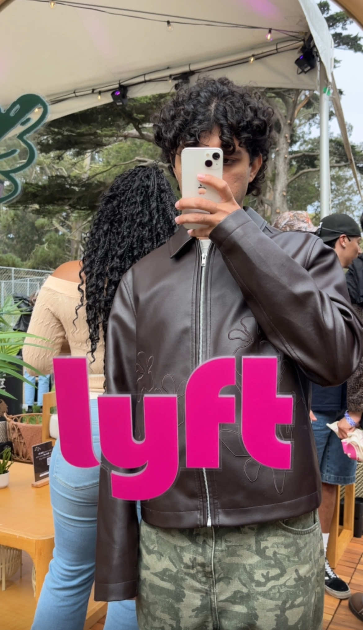 TikTok post by @sodakhtar for Lyft. Caption reads: with a Lyft I have free will and can go anywhere....
