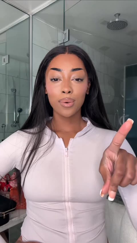 Instagram post by @danishacarter for Tower 28 Beauty. Caption reads: y’all don’t bake ?! 
special guest @tower28beauty....