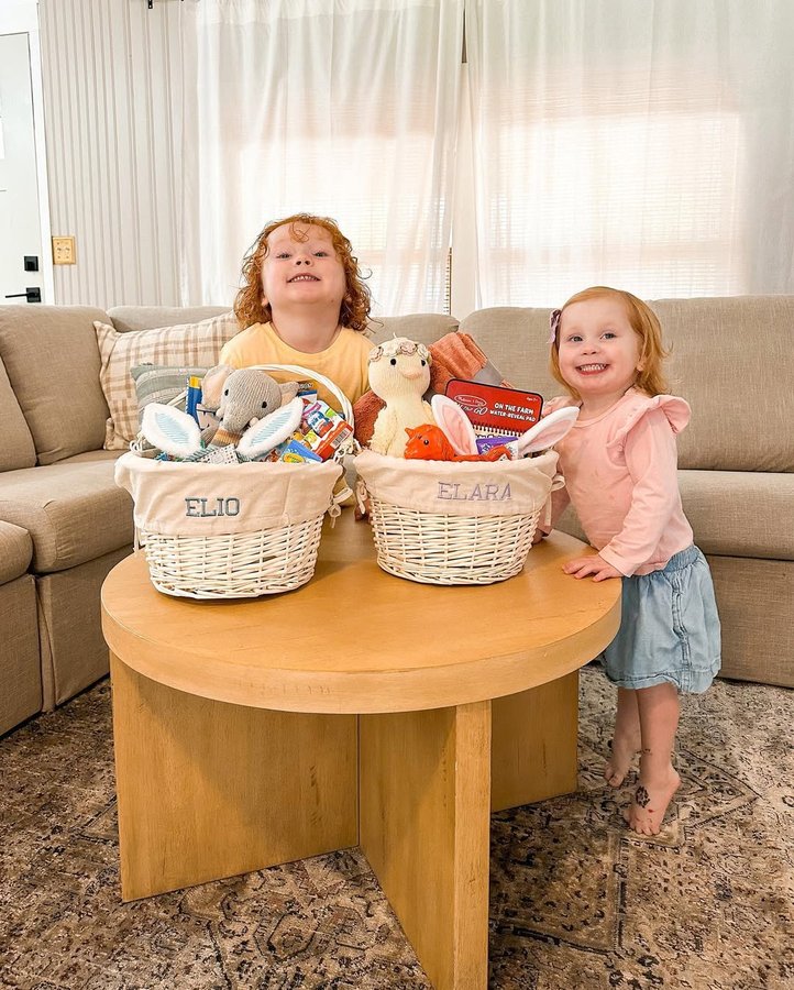 Instagram post by @broganburnside for Personalization Mall. Caption reads: With being so busy with a new baby we are....