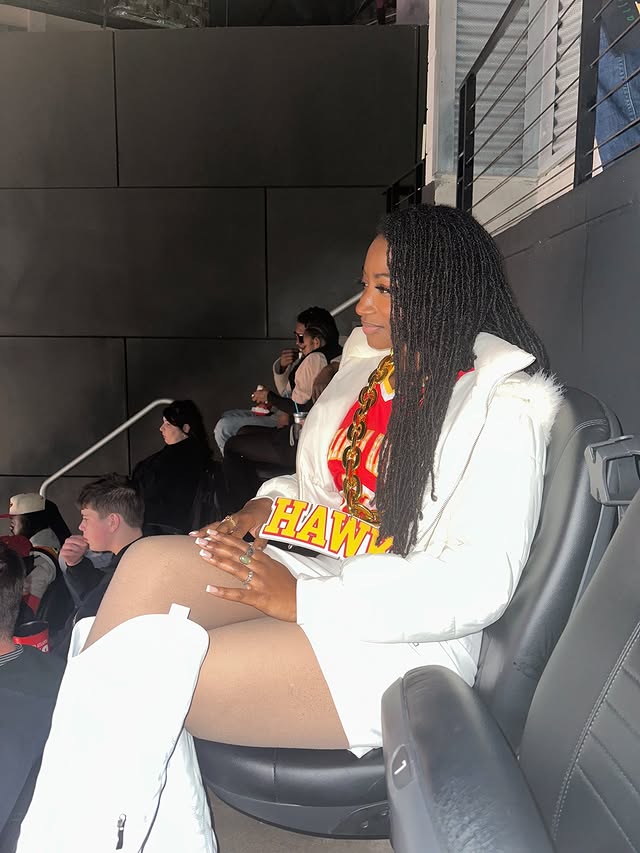 Instagram post by @gullahbeautyy for Fansidea. Caption reads: [...] have more☺️☺️☺️ @atlhawks ???? Go to....