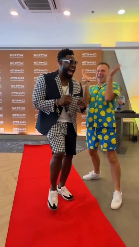 Instagram post by @andrejko.epta for Visit Abudhabi. Caption reads: The Paddock during the Formula 1 Etihad Airways....