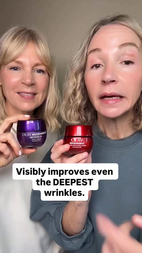 Instagram post by @mysistersskin for OLAY. Caption reads: #ad #olaypartner Olay’s best, just got better! The....