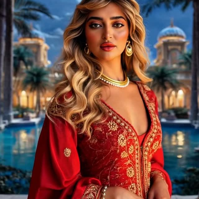 Instagram post by @kari____kari for Meta. Caption reads: Scheherazade — the legendary storyteller of One....