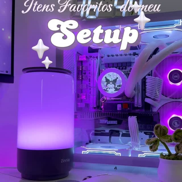 Instagram post by @aliexpressbr for AliExpress. Caption reads: ✨ Esses são os meus produtinhos favoritos do setup....