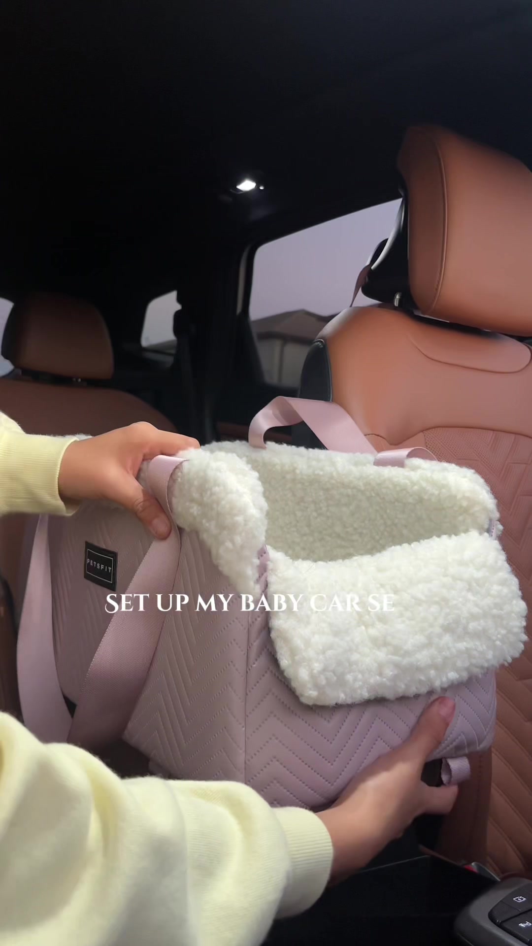 TikTok post by @kaylagonalez for Petsfit. Caption reads: Gotta keep our fur babies safe #petsafety....