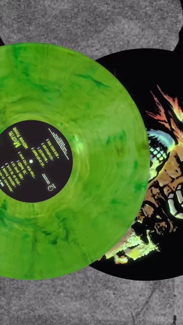 Instagram post by @officialmisfits for Interscope Records. Caption reads: @officialmisfits’ ‘American Psycho’ the IVC....