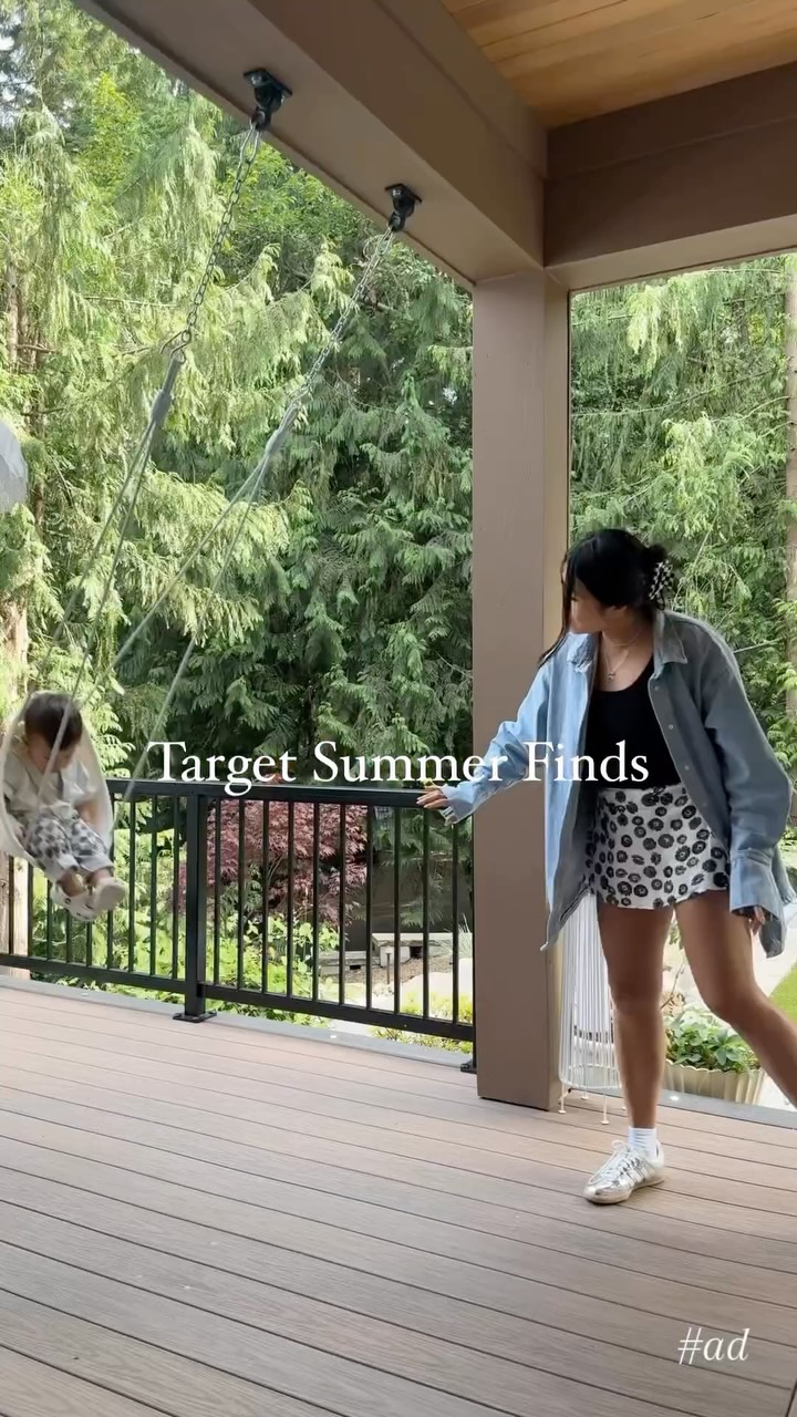Instagram post by @thesabrinatan for Ring. Caption reads: comment SUMMER to shop! ☀️📹⛱️ #ad Spending so....