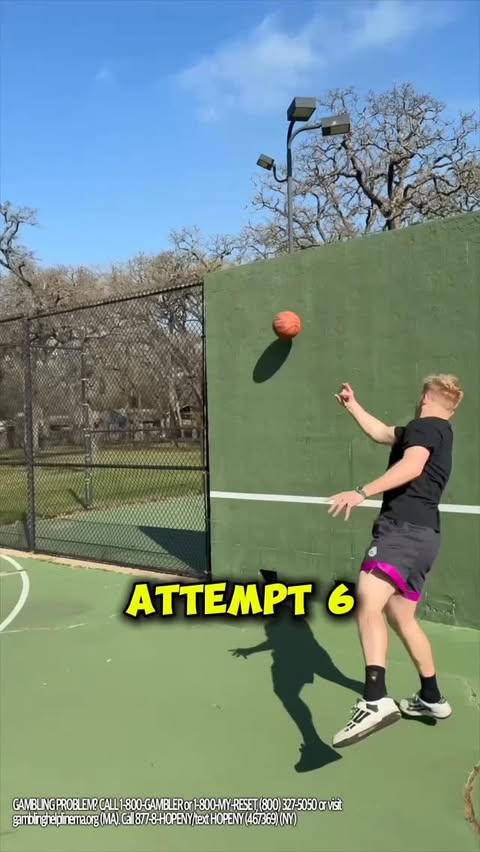 Instagram post by @tristanj22 for DraftKings. Caption reads: [...] attempts will it take? 🤔 #DKPartner....