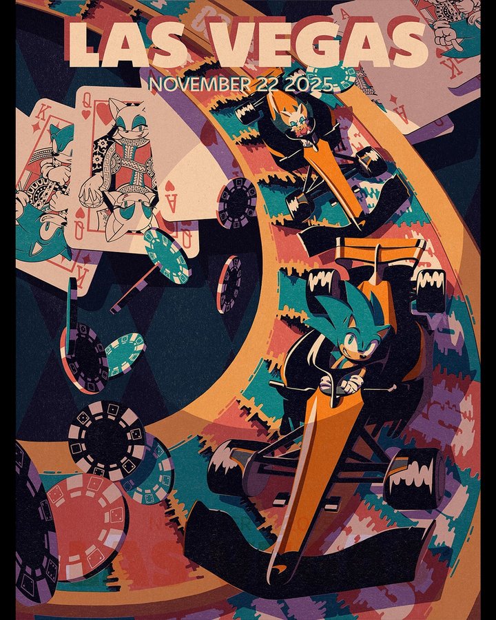 Instagram post by @mclarenshadow for SEGA. Caption reads: We're feeling pretty lucky. Our next Racing Around....