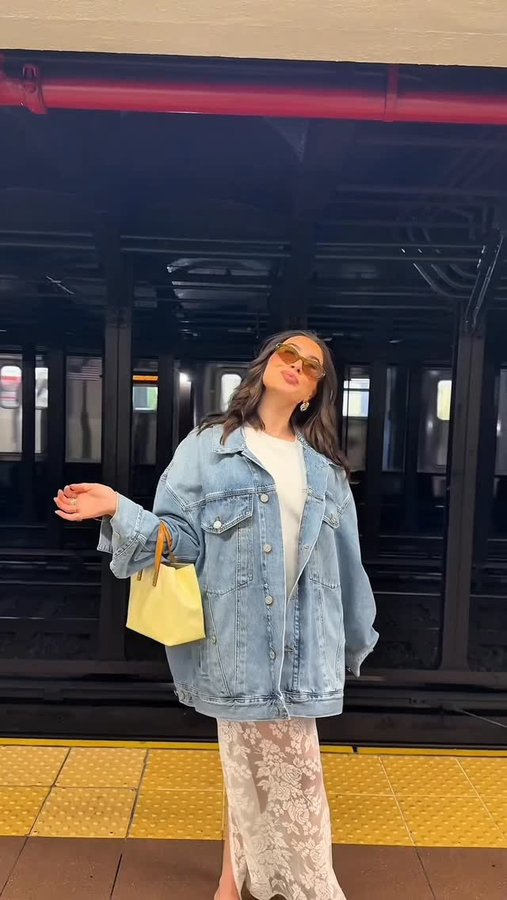 Instagram post by @kay_caputo for Drybar. Caption reads: Kayla has mastered effortless beachy waves that....