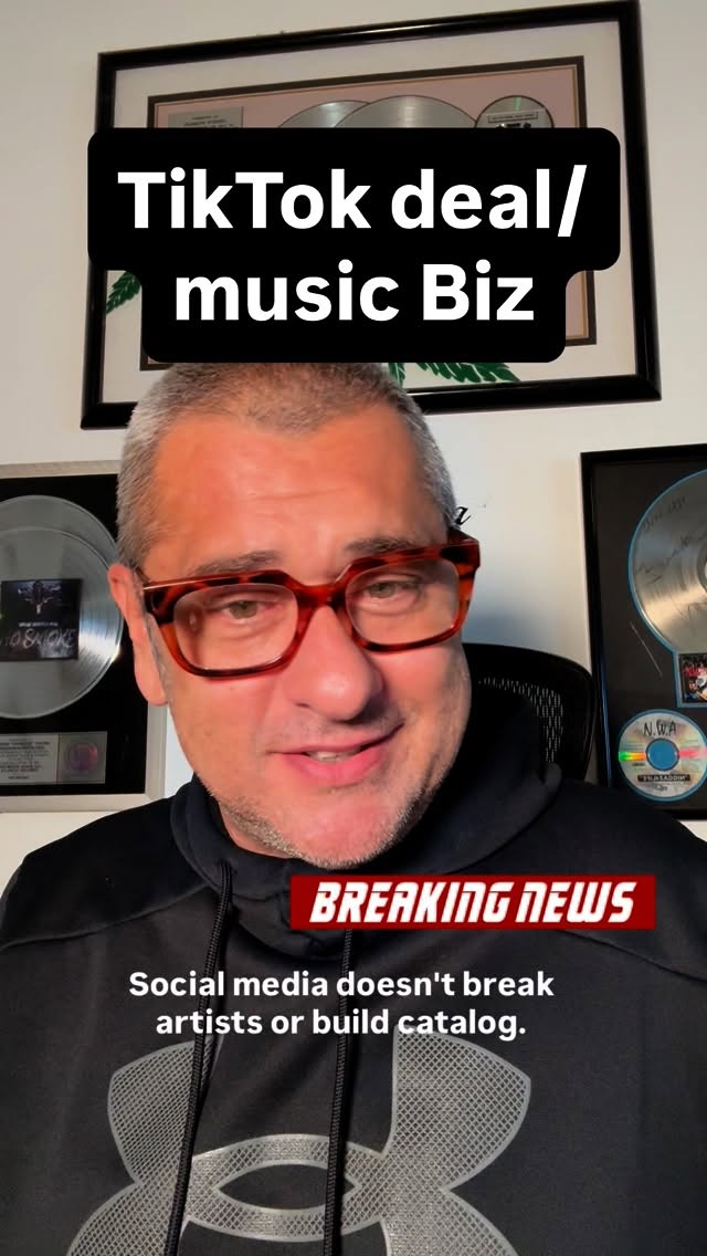 Instagram post by @damizza for Reuters. Caption reads: So TikTok gets a lifeline — Oracle, Silver Lake &....