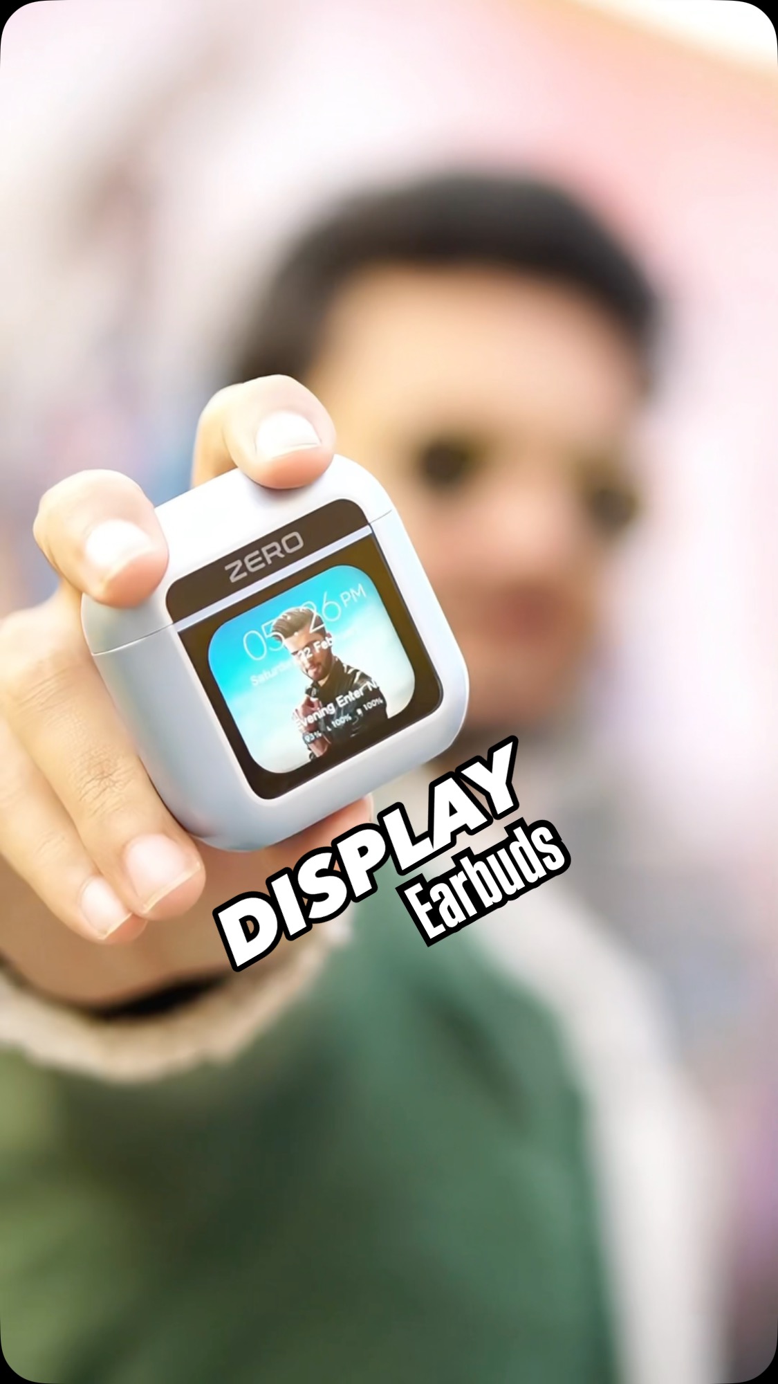 Instagram post by @faadi_dash for Zero Lifestyle. Caption reads: These are going to be the future of earbuds, meet....