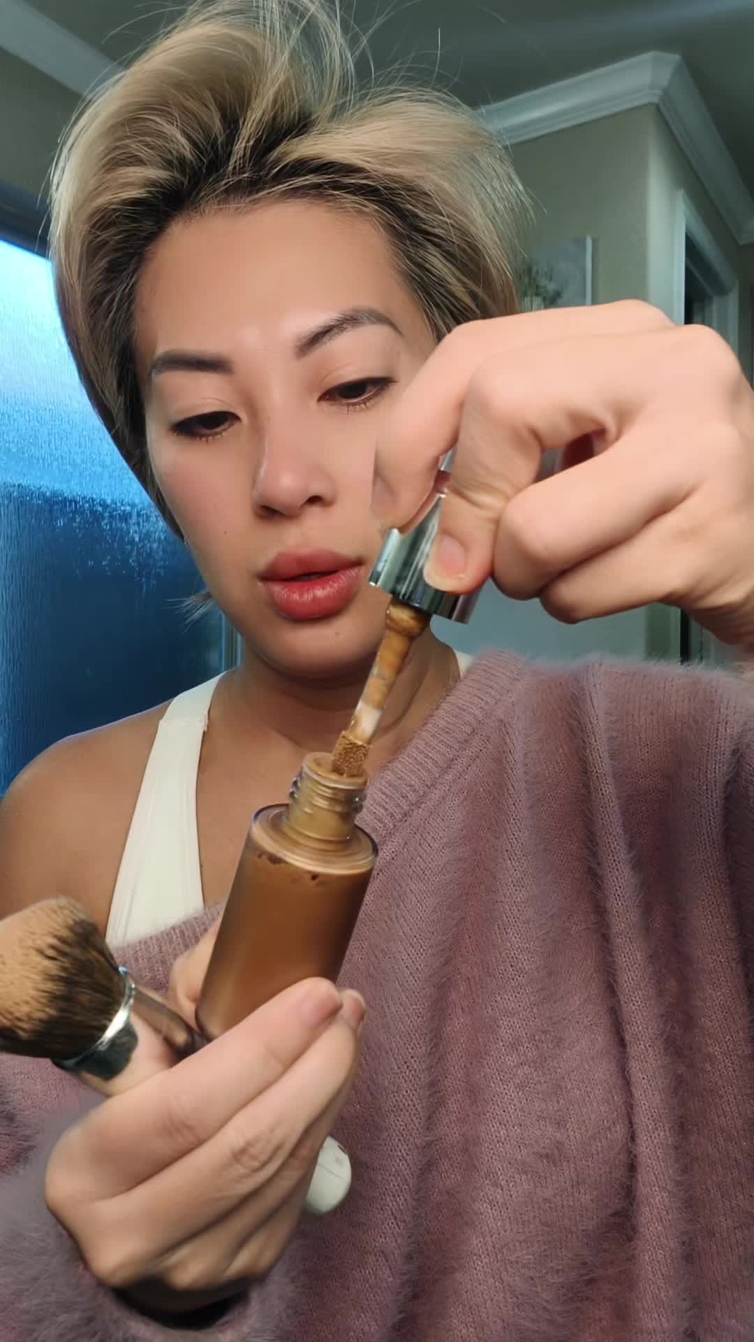 TikTok post by @juliesbeautybydesign for MAKEUP BY MARIO. Caption reads: [...] #tiktokshop #TikTokShopDeals @Makeup By....