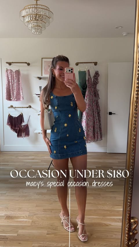 Instagram post by @shopclassycleanchic for Macy's. Caption reads: [...] under $180 & everything is 40%-60% off....