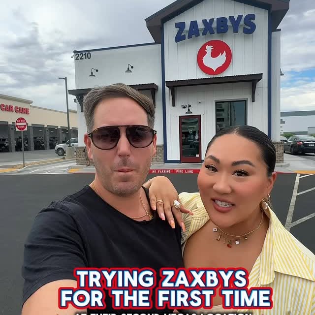 Instagram post by @julzkimmm for Zaxby's. Caption reads: #ad Come join me at the new @realzaxbys on East....