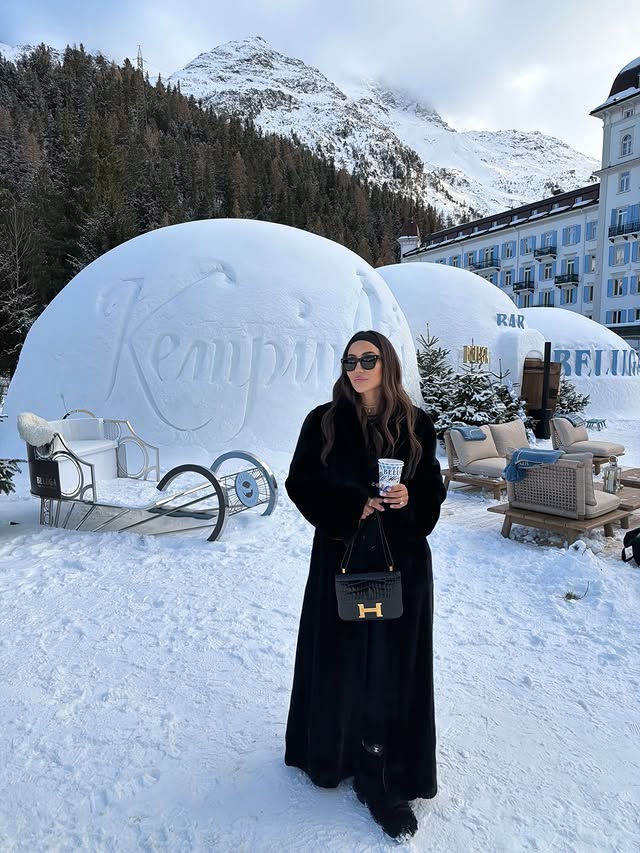 Instagram post by an influencer for Beluga. Caption reads: [...] company. Ice, games and @vodkabeluga....