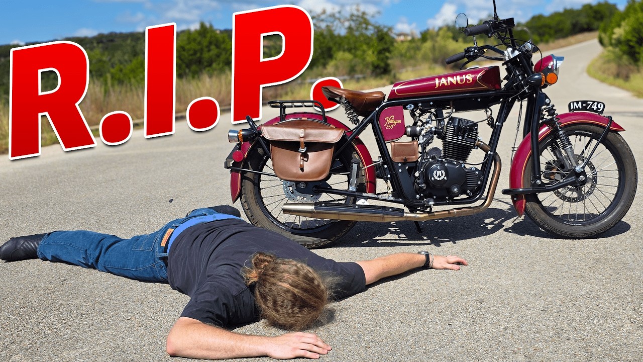 YouTube post by @spitescorner for CHIGEE. Caption reads: Everyone Says This Bike Is Too Dangerous, So I....