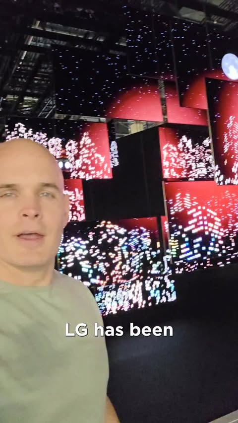 Instagram post by @zacksjerryrig for LG USA. Caption reads: THE WALLPAPER TV IS BACK!!! LG has 38 of these new....