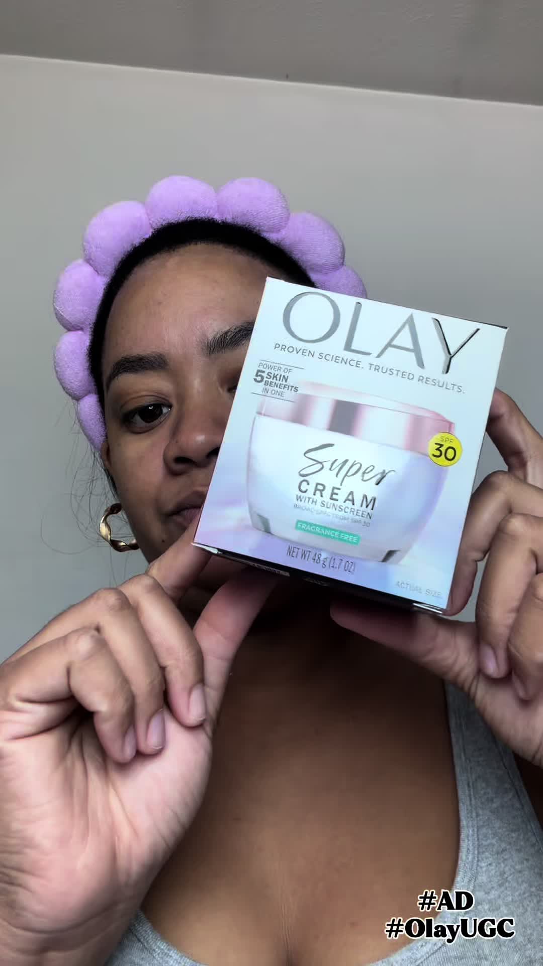 TikTok post by @jessica.fajardo.d for Chimeable. Caption reads: [...] protection. ☀️ @Olay Skin Care @chimeable....