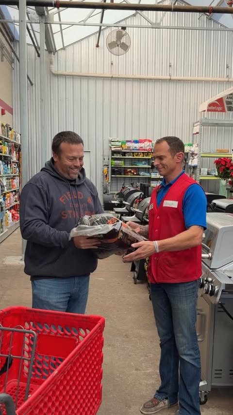 Instagram post by @cookingintheyard for Tractor Supply. Caption reads: Ran to @tractorsupply to check out what they’ve....