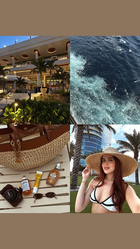 Instagram post by @ohh_dhays for Omni Hotels & Resorts. Caption reads: tropical state of mind 🌴✨ @omnifortlauderdale....