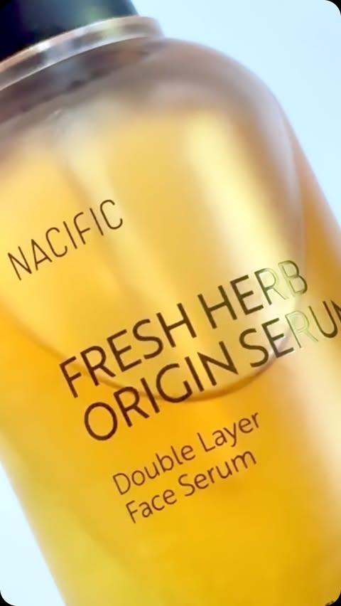 Instagram post by @sharma_reviews666 for NACIFIC. Caption reads: Nacific Fresh Herb Origin Serum [...].