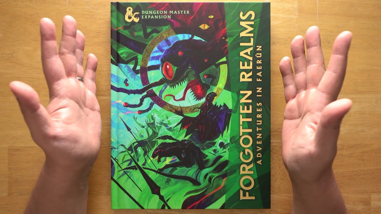 YouTube post by @QuestingBeast for INTO THE AM. Caption reads: Official D&D adventures are cooked.