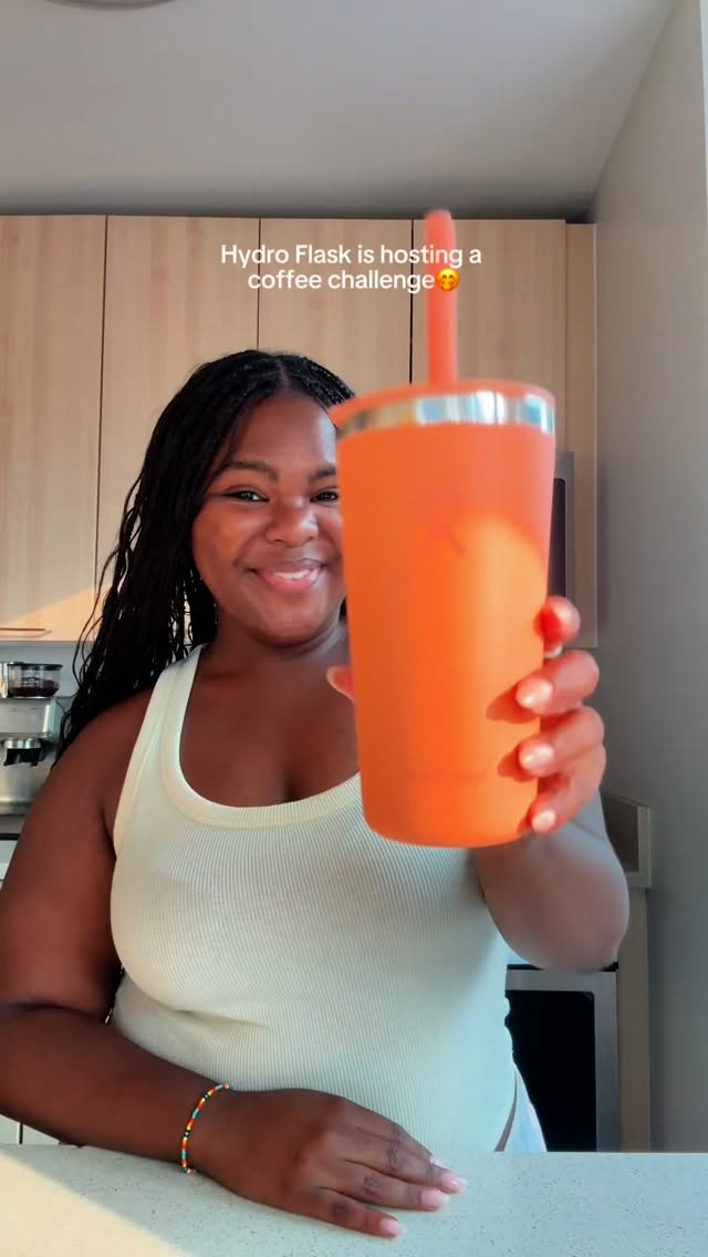 Instagram post by @jillian.bruno for Hydro Flask. Caption reads: My @hydroflask comes with me everywhere bc I....