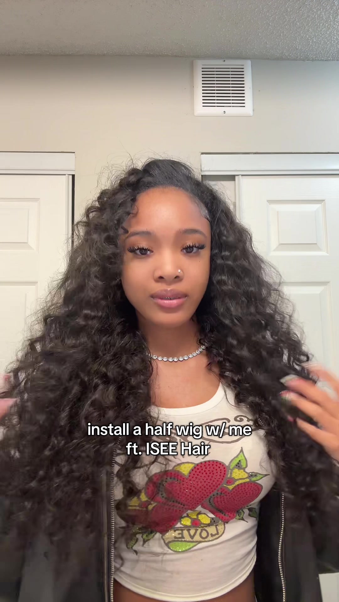 TikTok post by @themiyanevaeh for iseehair. Caption reads: @ISEEHAIR #TikTokShopBlackFriday ....
