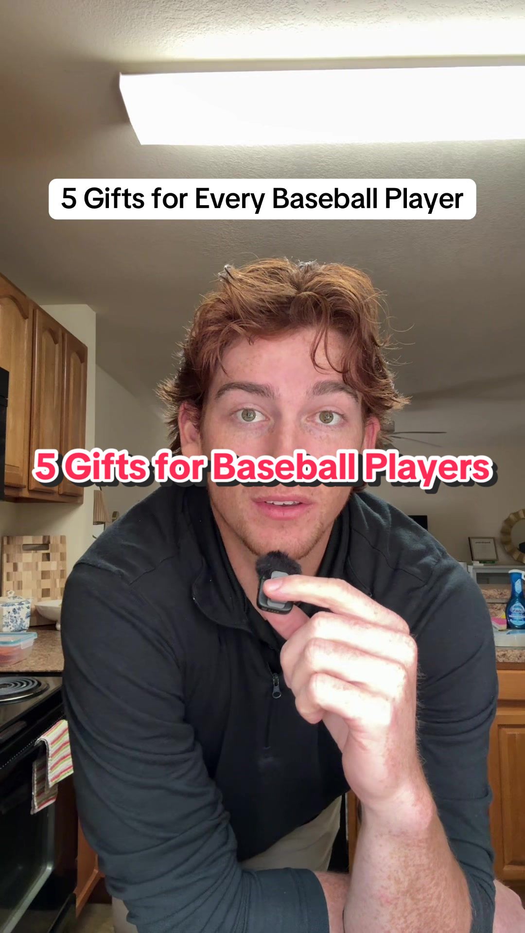 TikTok post by @dalton.reeves for ThumbPRO Baseball. Caption reads: [...] #christmasgifts #athletes #gifts @ThumbPRO....