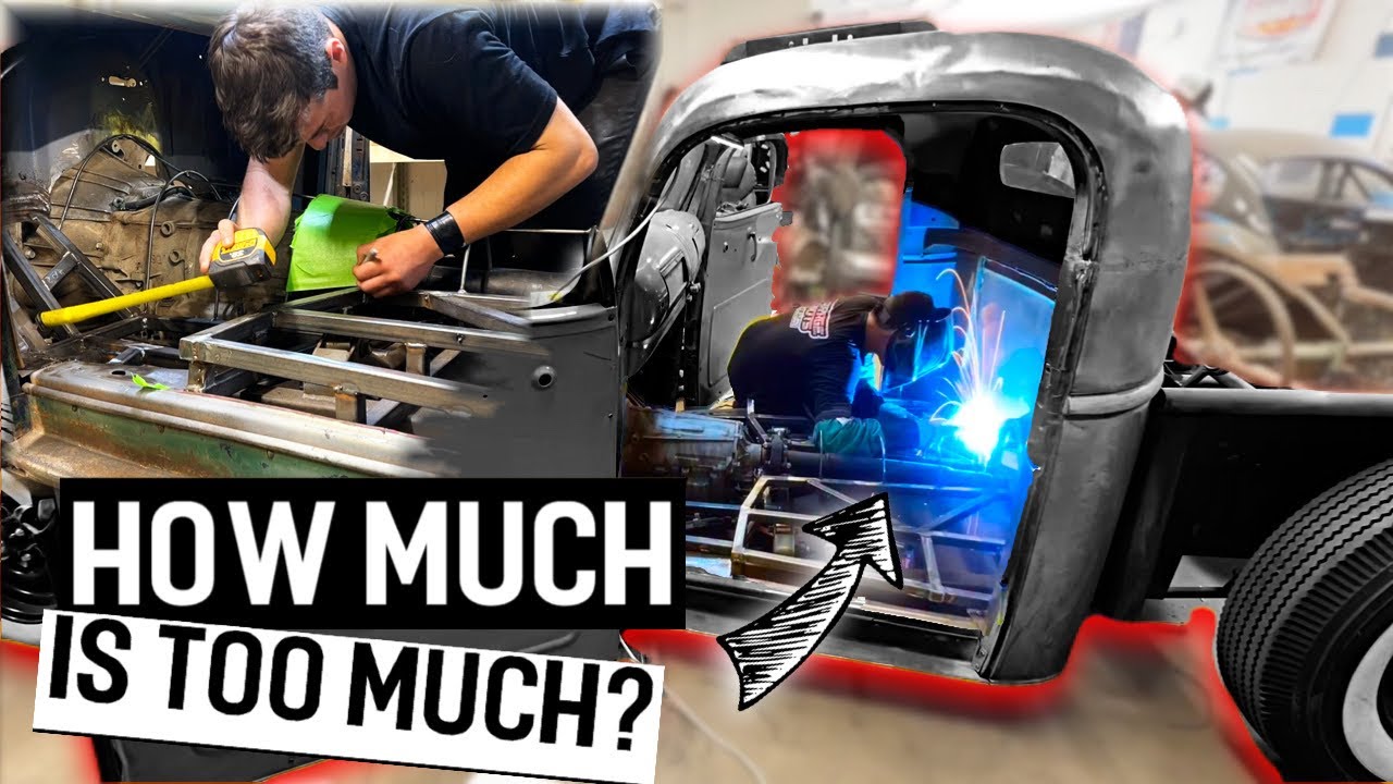 YouTube post by @GARAGEIdiotS for Benchmark Abrasives. Caption reads: Gumout 39’ Chevy Build Part 3.