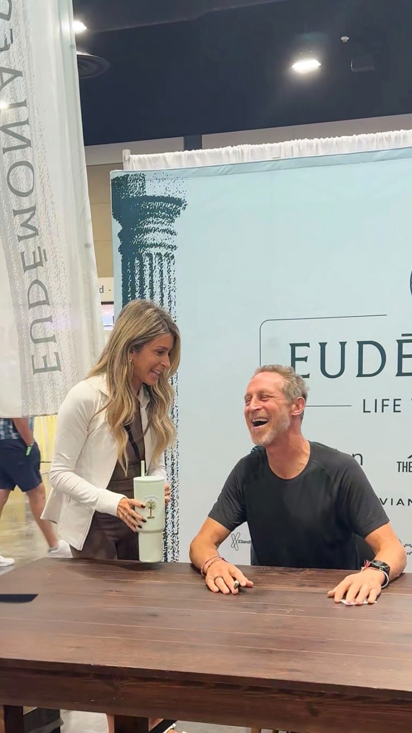 Instagram post by @eudemoniasummit for The Palm Beaches. Caption reads: [...] the inside out! You belong here 🫶....