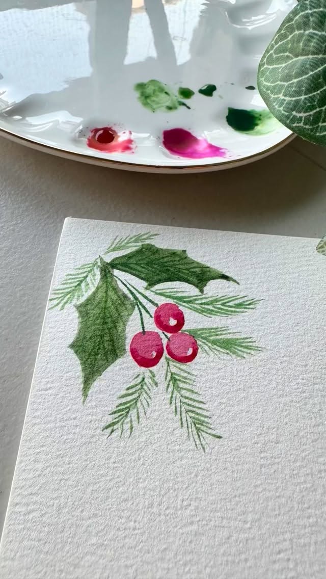 Instagram post by @artbeatfun for MEEDEN ART. Caption reads: Turn your Christmas gifts into tiny pieces of art....