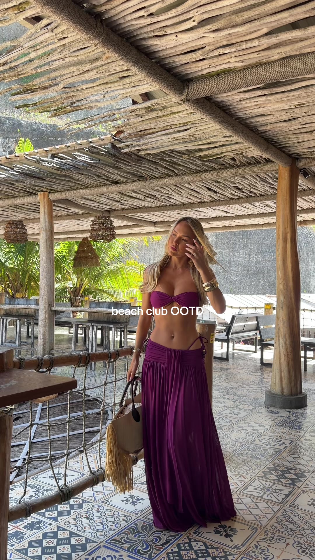TikTok post by @tahliaskaines for White Fox Boutique. Caption reads: this colour thoooo @White Fox Boutique 30% off....