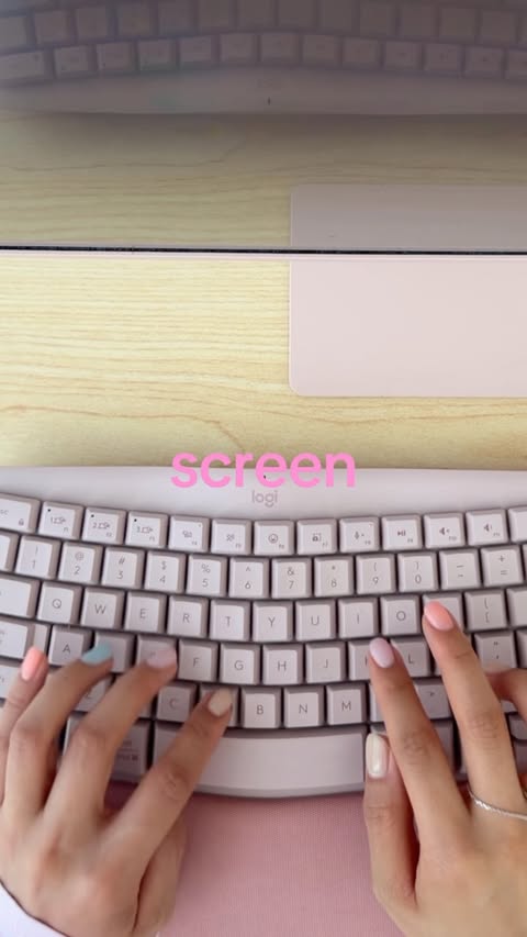 Instagram post by @_misomelon for Logitech. Caption reads: [...] send a link straight to your DMs ⭐️....