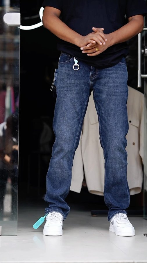 Instagram post by @z.oxgn for Instagram for Business. Caption reads: PREMIUM QUALITY STRAIGHT FIT PANTS 
.
BRAND BEAST....