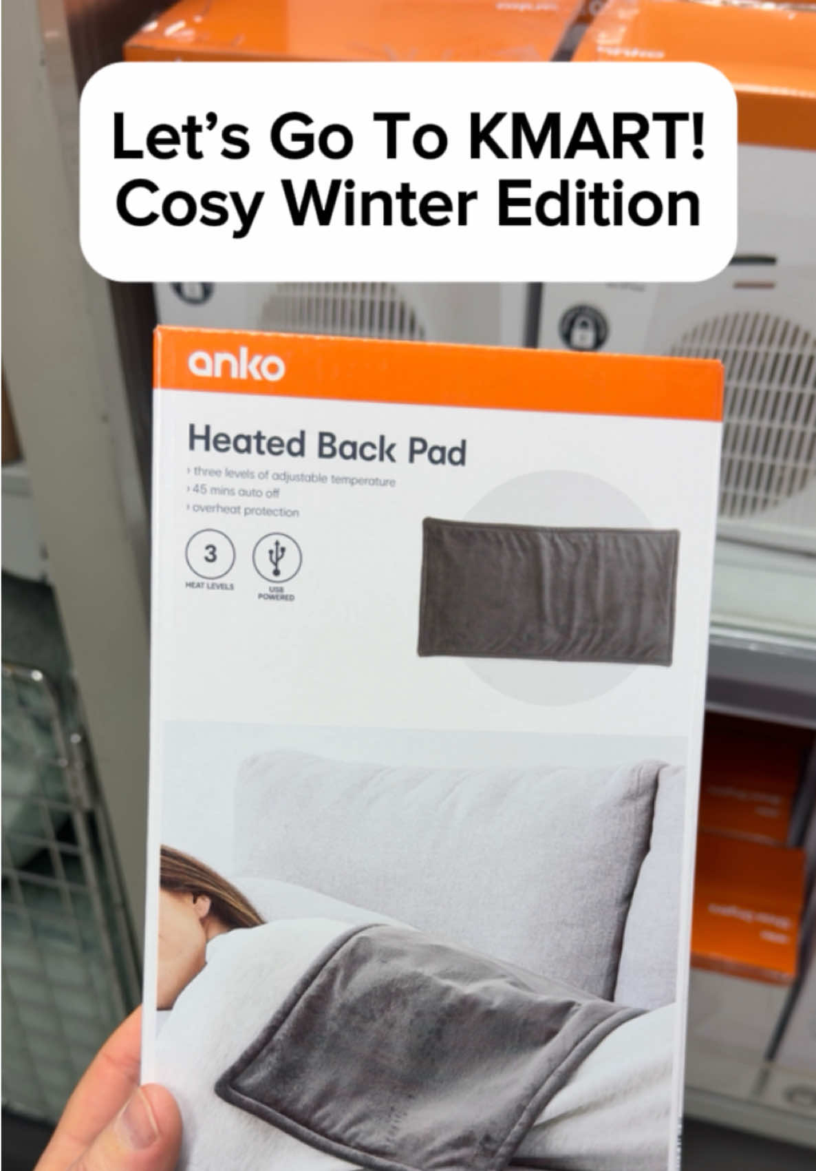 TikTok post by @michaeljaimie for Kmart. Caption reads: Can confirm: Honey is OBSESSED with her puppy heat....