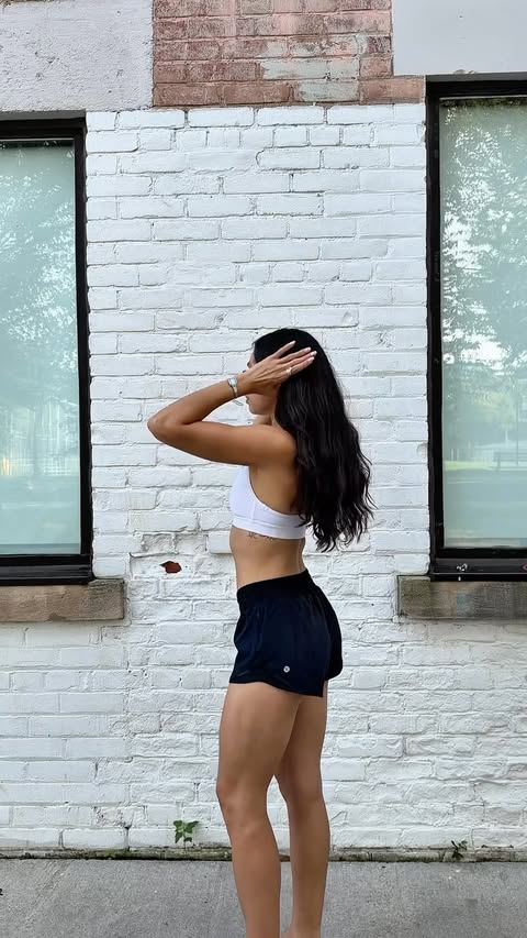 Instagram post by @alysia.james for lululemon. Caption reads: [...] available to shop at....
